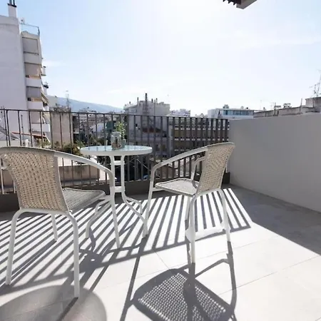 Bright Apartment In The New Building Athen Exterior foto